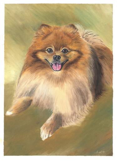 Original Realism Dogs Paintings by Suntola ART