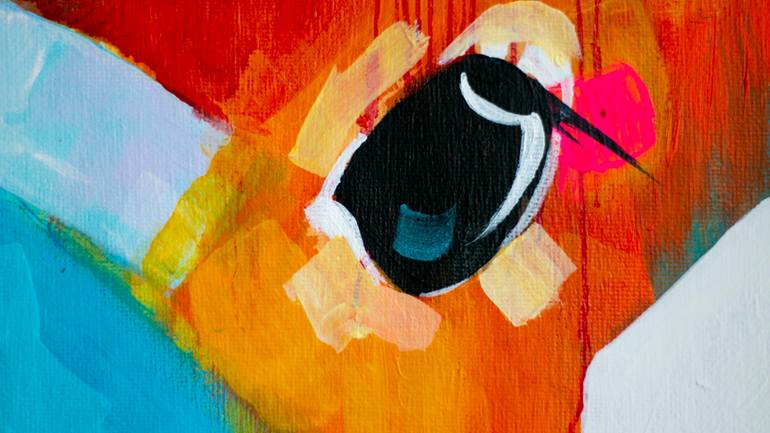 Original Expressionism Animal Painting by Ant Crampton