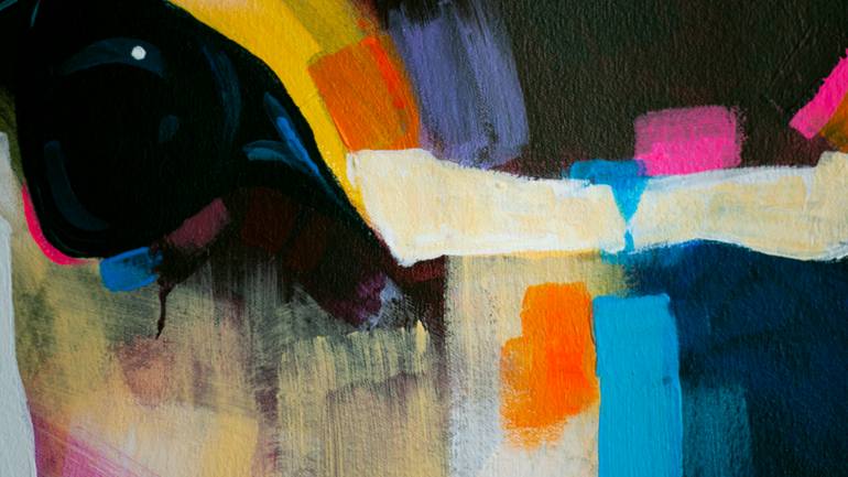 Original Expressionism Animal Painting by Ant Crampton