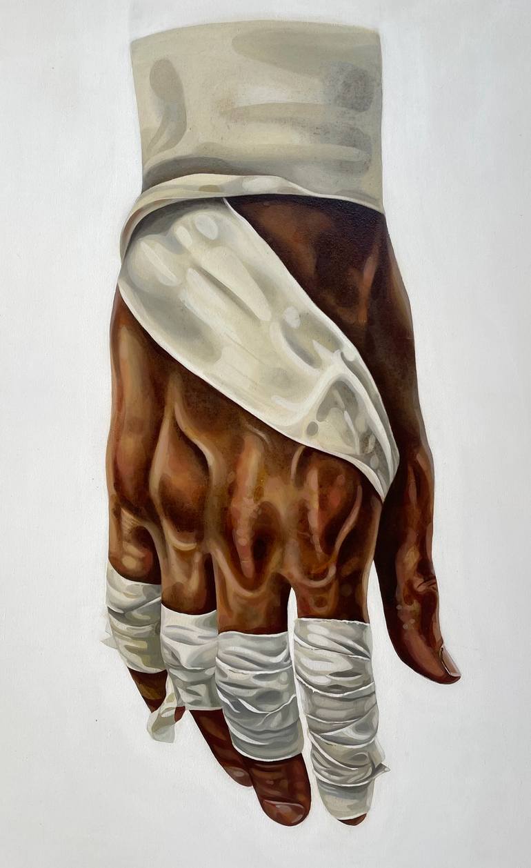 Original Figurative Abstract Painting by Mariia Mityakova