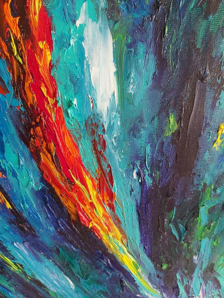 Original Abstract Expressionism Abstract Painting by Tatiana Krilova