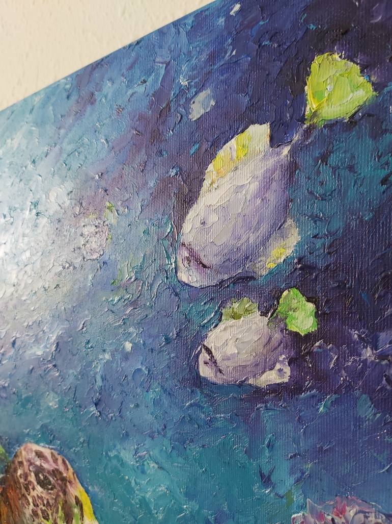 Original Impressionism Animal Painting by Tatiana Krilova