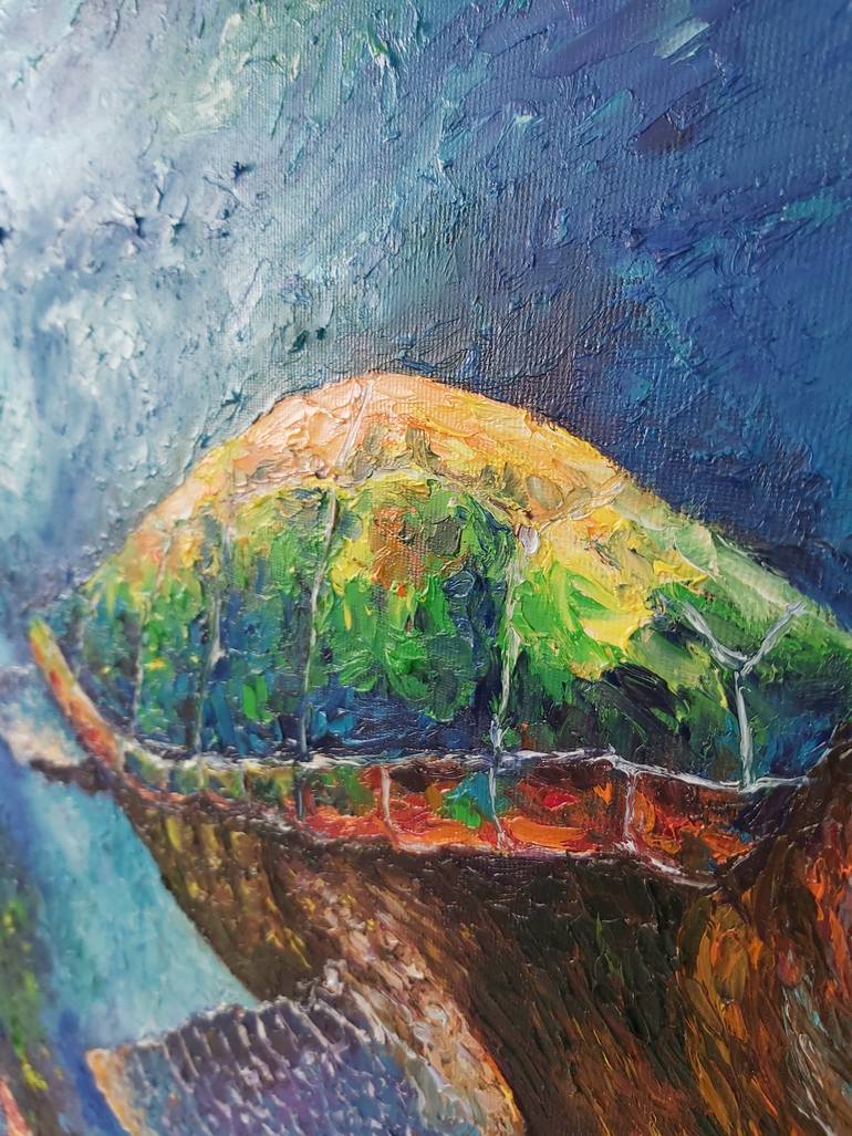 Original Impressionism Animal Painting by Tatiana Krilova