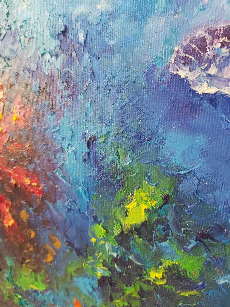 Original Impressionism Animal Painting by Tatiana Krilova
