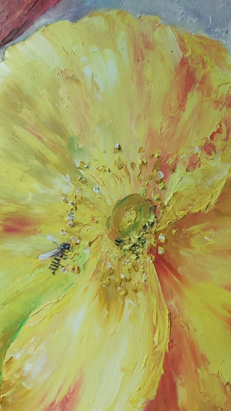 Original Modern Floral Painting by Tatiana Krilova