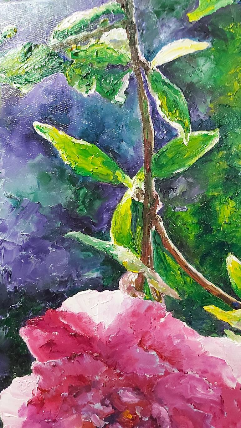 Original Impressionism Floral Painting by Tatiana Krilova