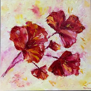 Original Impressionism Floral Paintings by Tatiana Krilova