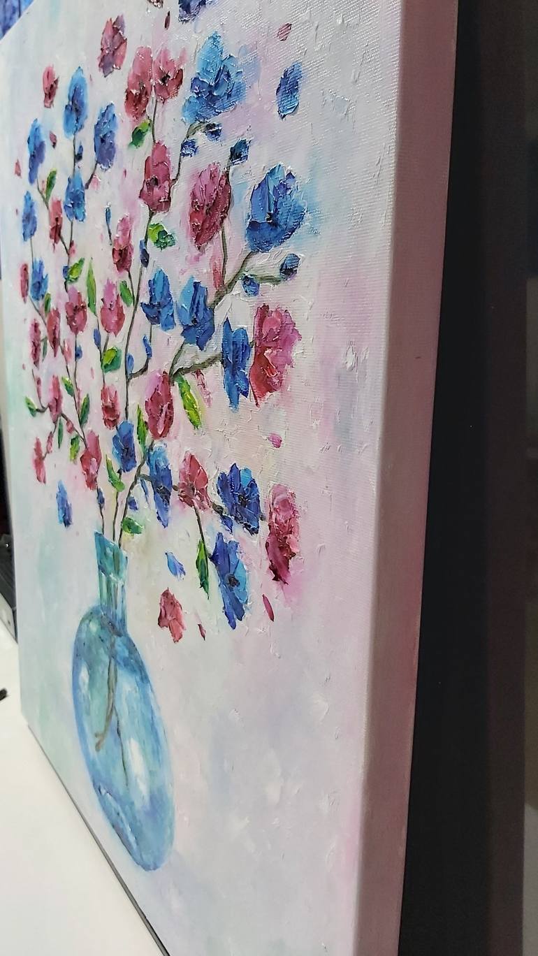 Original Impressionism Floral Painting by Tatiana Krilova