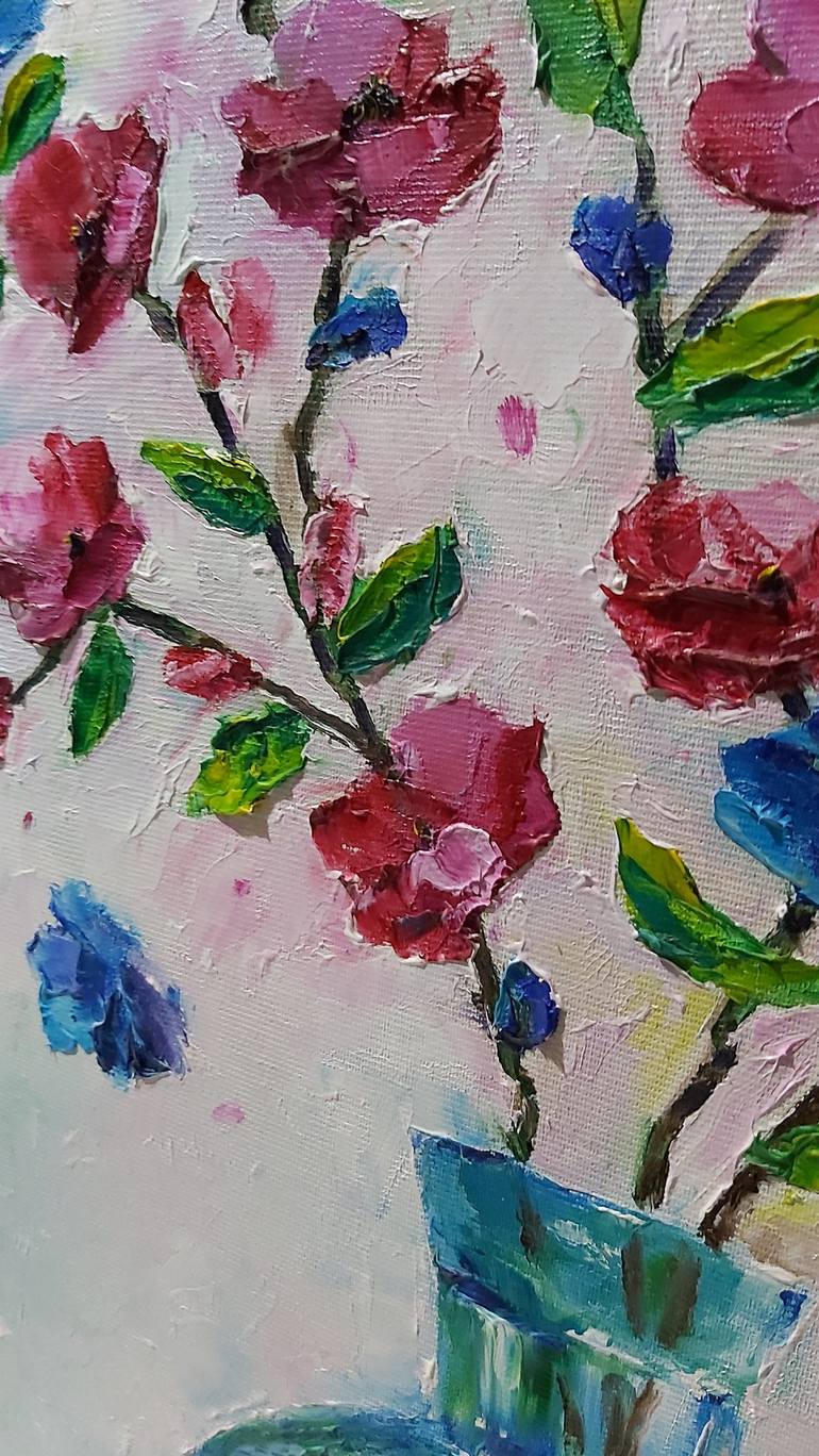 Original Floral Painting by Tatiana Krilova