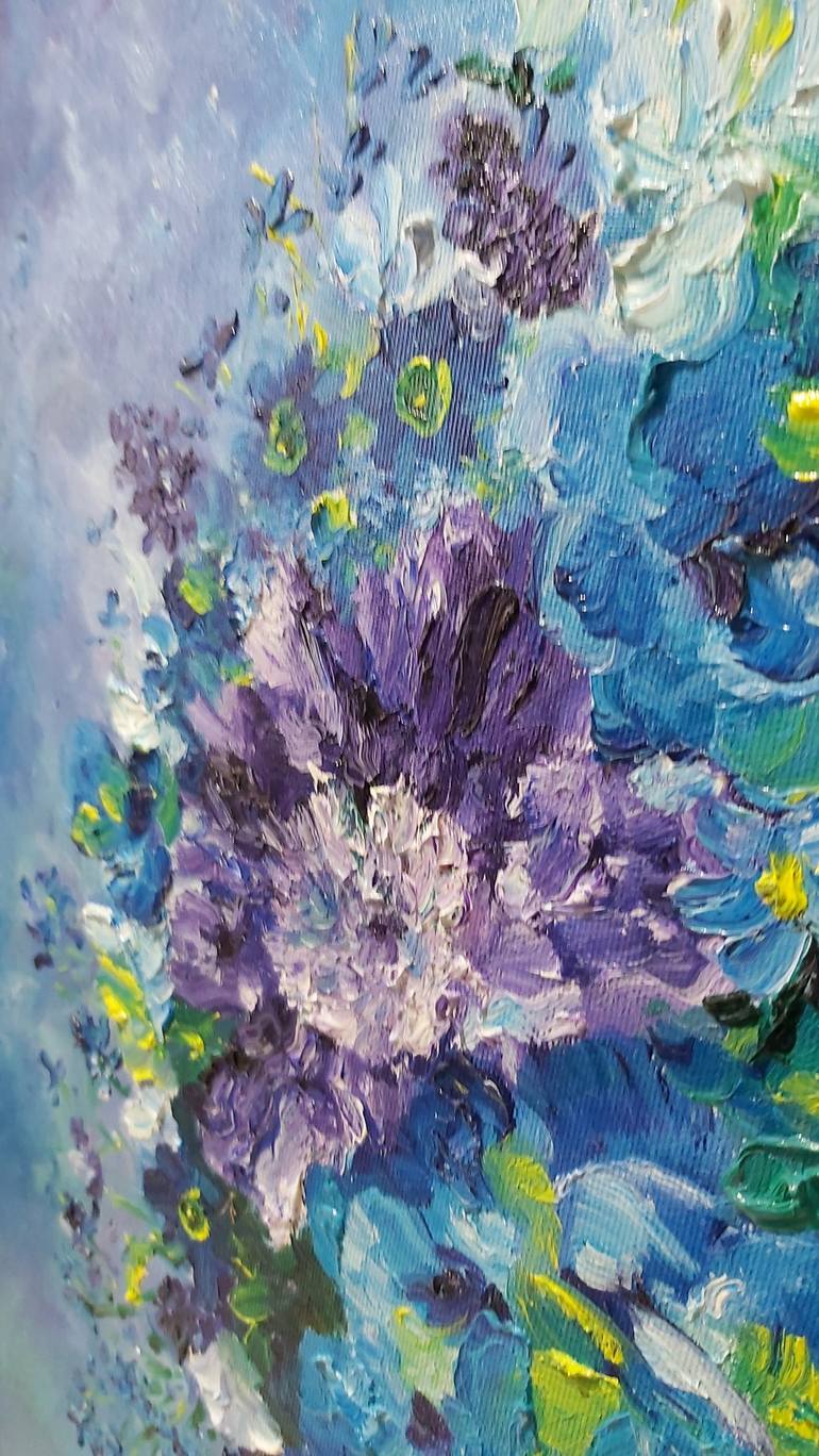 Original Impressionism Floral Painting by Tatiana Krilova