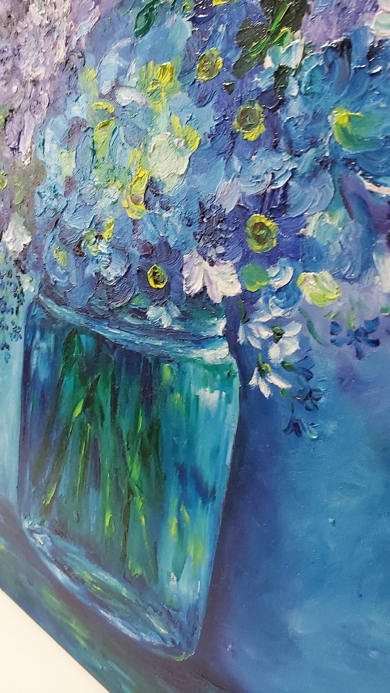 Original Impressionism Floral Painting by Tatiana Krilova