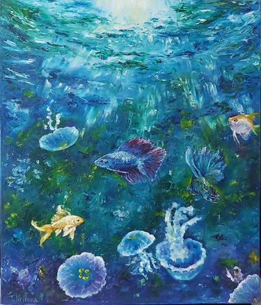 Original Impressionism Seascape Paintings by Tatiana Krilova