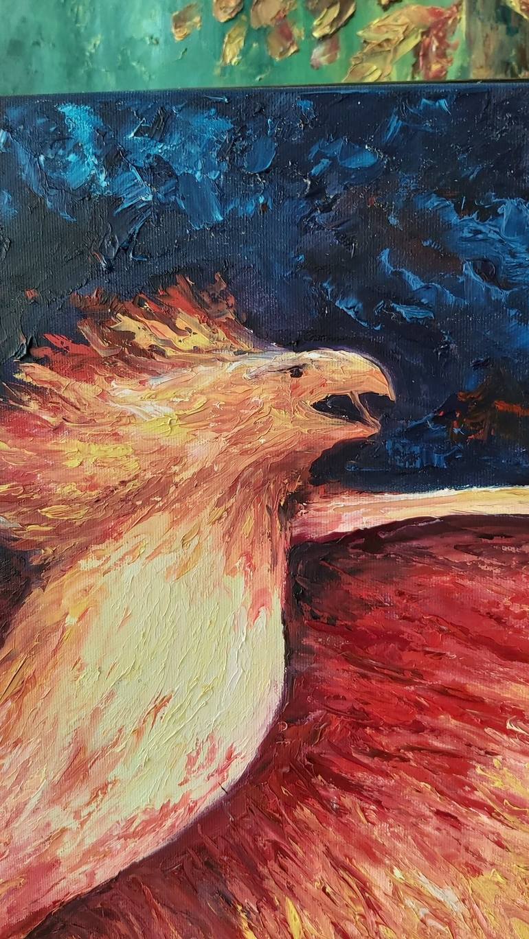 Original Impressionism Animal Painting by Tatiana Krilova