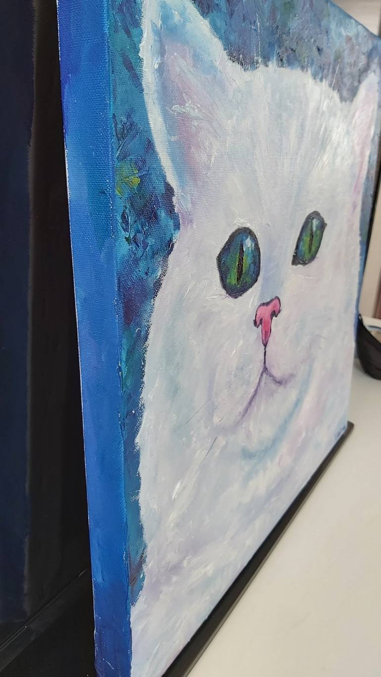 Original Impressionism Animal Painting by Tatiana Krilova