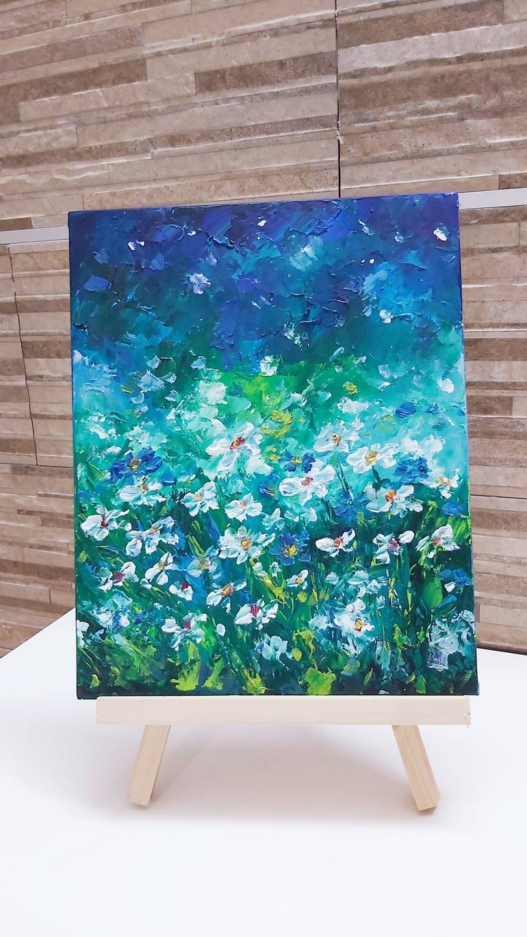 Original Floral Painting by Tatiana Krilova