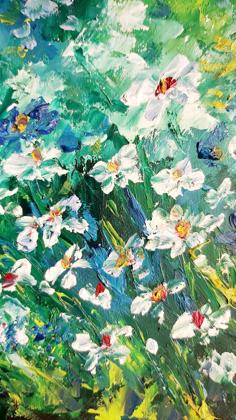 Original Floral Painting by Tatiana Krilova