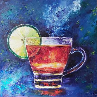 Original Impressionism Food & Drink Paintings by Tatiana Krilova
