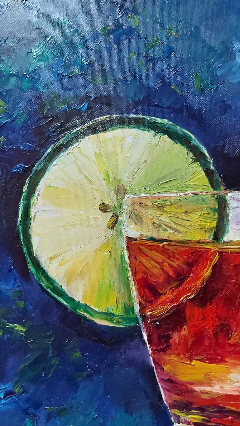 Original Impressionism Food & Drink Painting by Tatiana Krilova