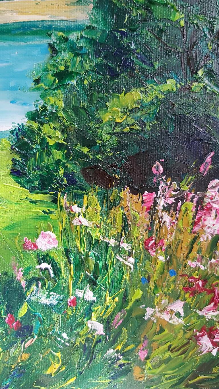 Original Impressionism Landscape Painting by Tatiana Krilova