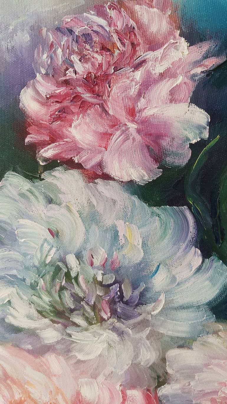 Original Floral Painting by Tatiana Krilova