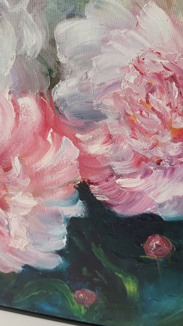 Original Impressionism Floral Painting by Tatiana Krilova