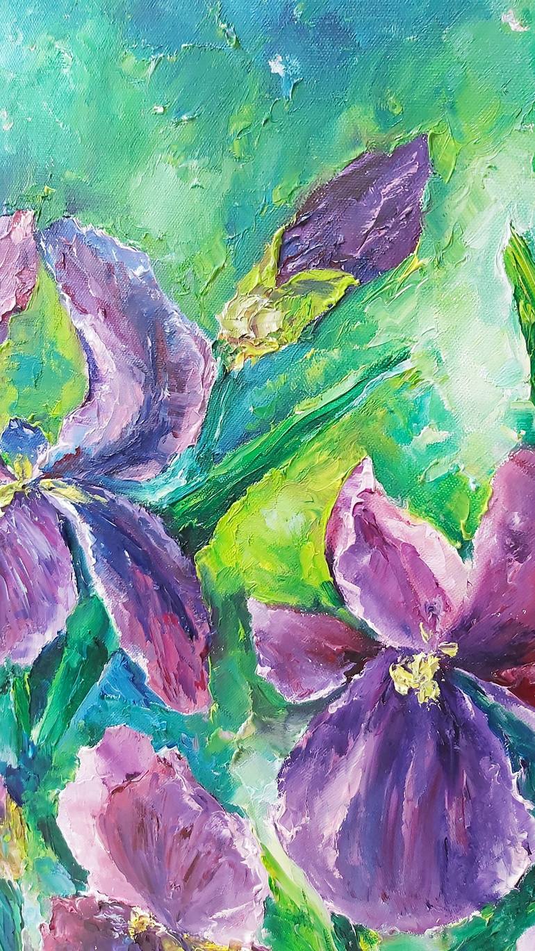 Original Floral Painting by Tatiana Krilova