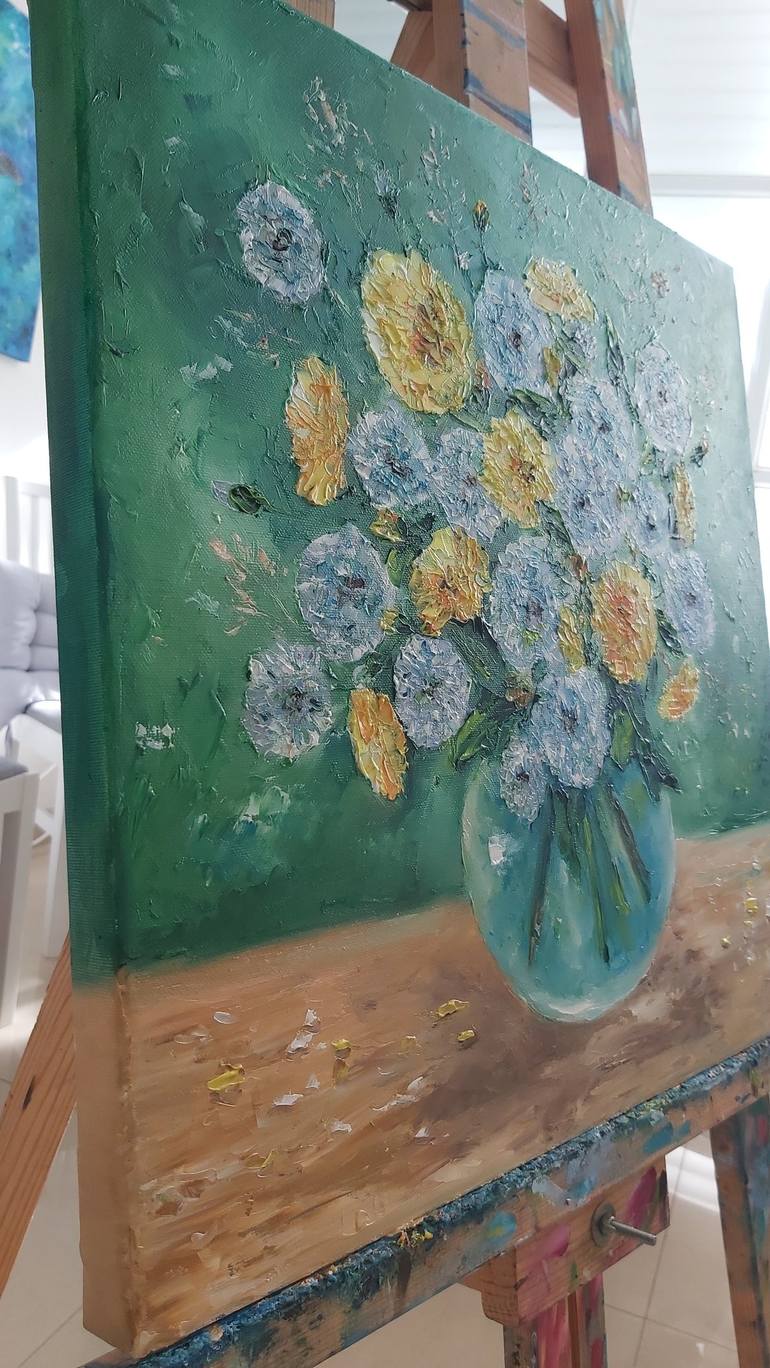 Original Floral Painting by Tatiana Krilova