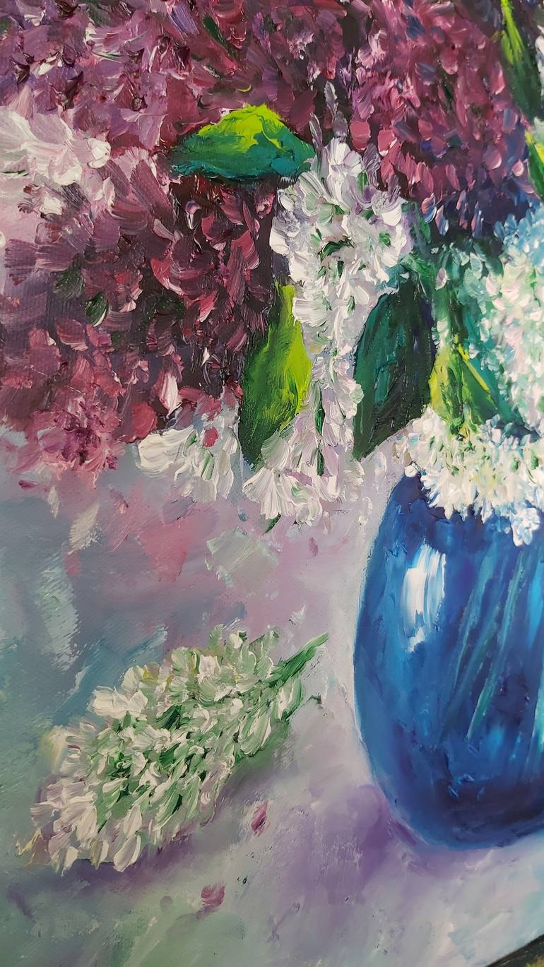 Original Abstract Expressionism Floral Painting by Tatiana Krilova