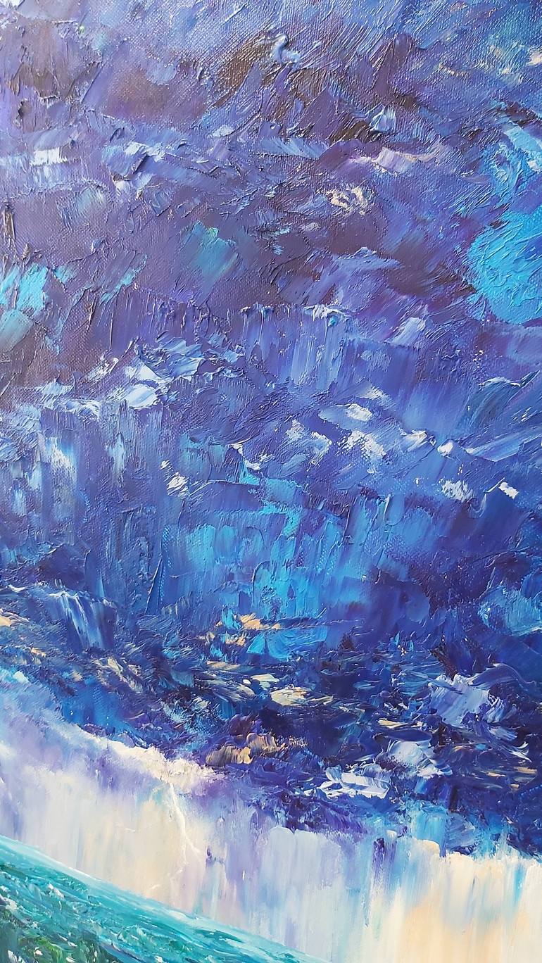 Original Abstract Expressionism Seascape Painting by Tatiana Krilova