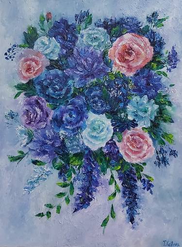 Original Floral Paintings by Tatiana Krilova