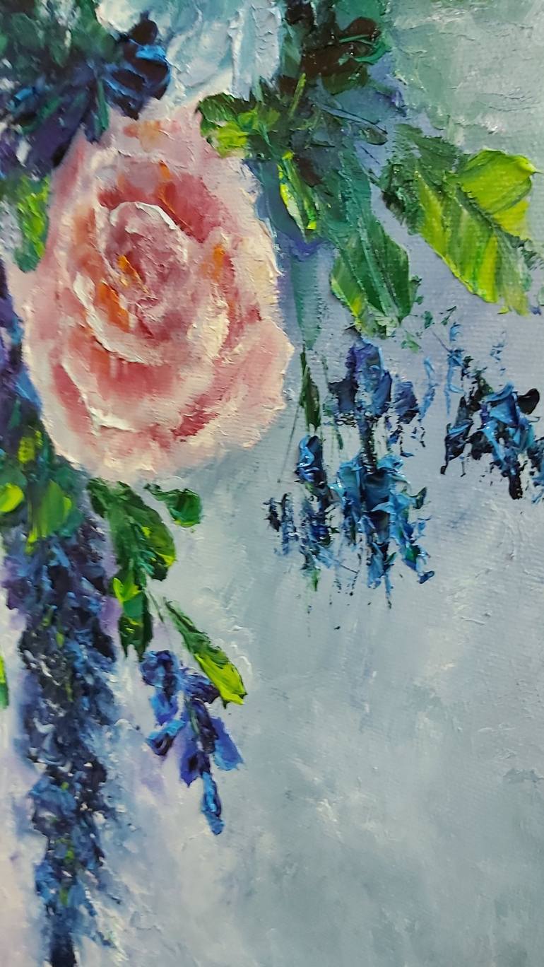 Original Floral Painting by Tatiana Krilova