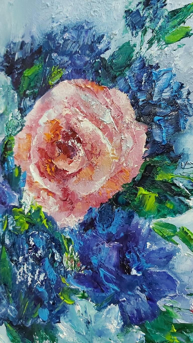 Original Floral Painting by Tatiana Krilova