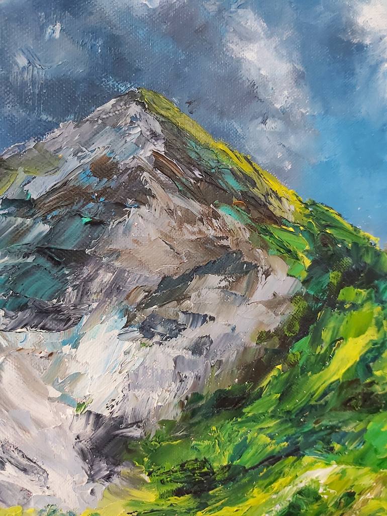 Original Abstract Landscape Painting by Tatiana Krilova