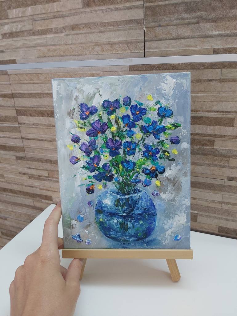 Original Impressionism Floral Painting by Tatiana Krilova
