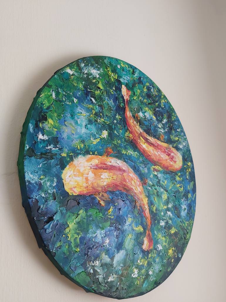 Original Abstract Animal Painting by Tatiana Krilova
