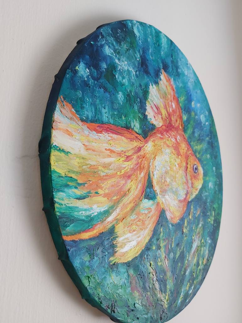 Original Abstract Animal Painting by Tatiana Krilova