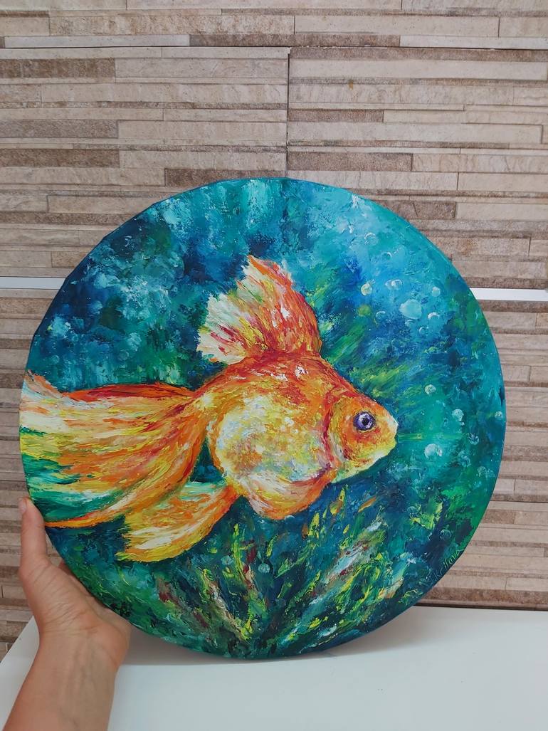 Original Abstract Animal Painting by Tatiana Krilova