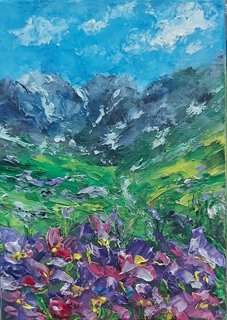 Print of Abstract Landscape Paintings by Tatiana Krilova