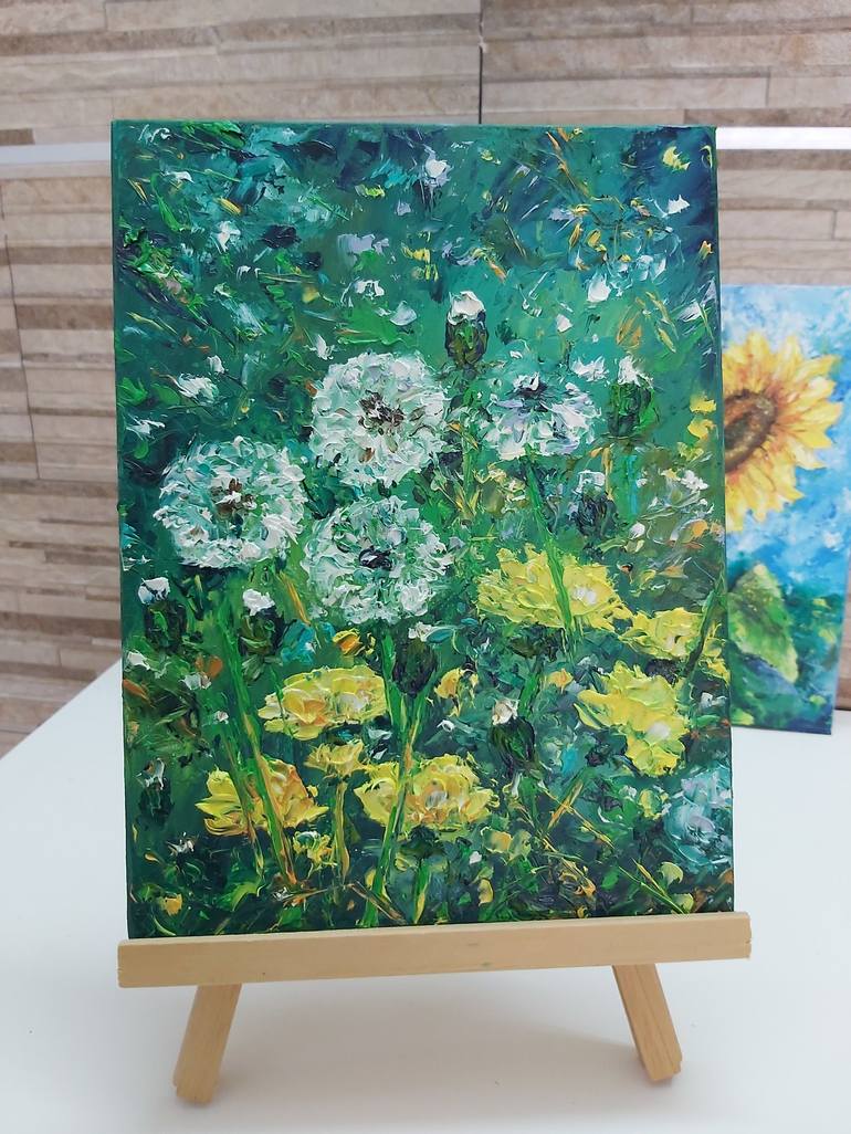 Original Floral Painting by Tatiana Krilova