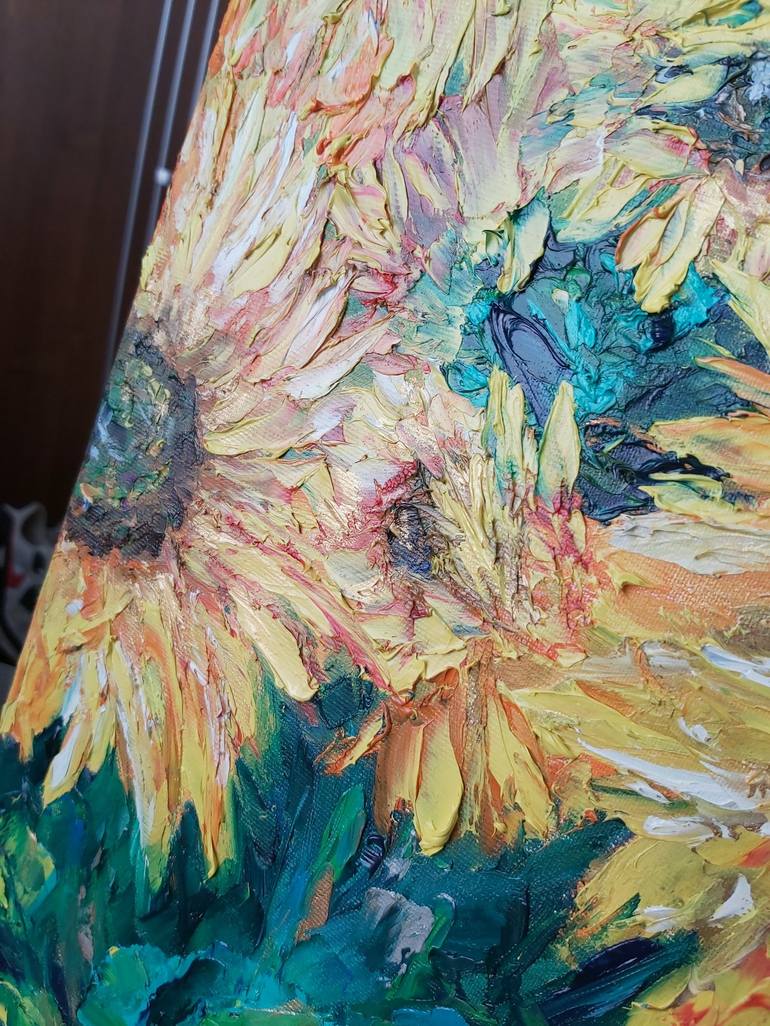 Original Expressionism Floral Painting by Tatiana Krilova