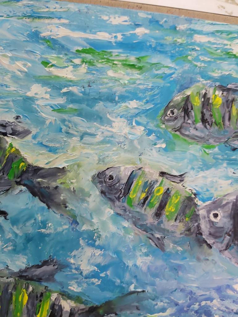 Original Abstract Animal Painting by Tatiana Krilova