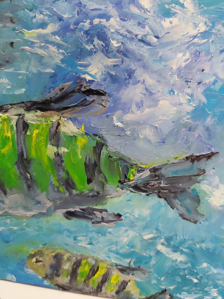 Original Fish Painting by Tatiana Krilova