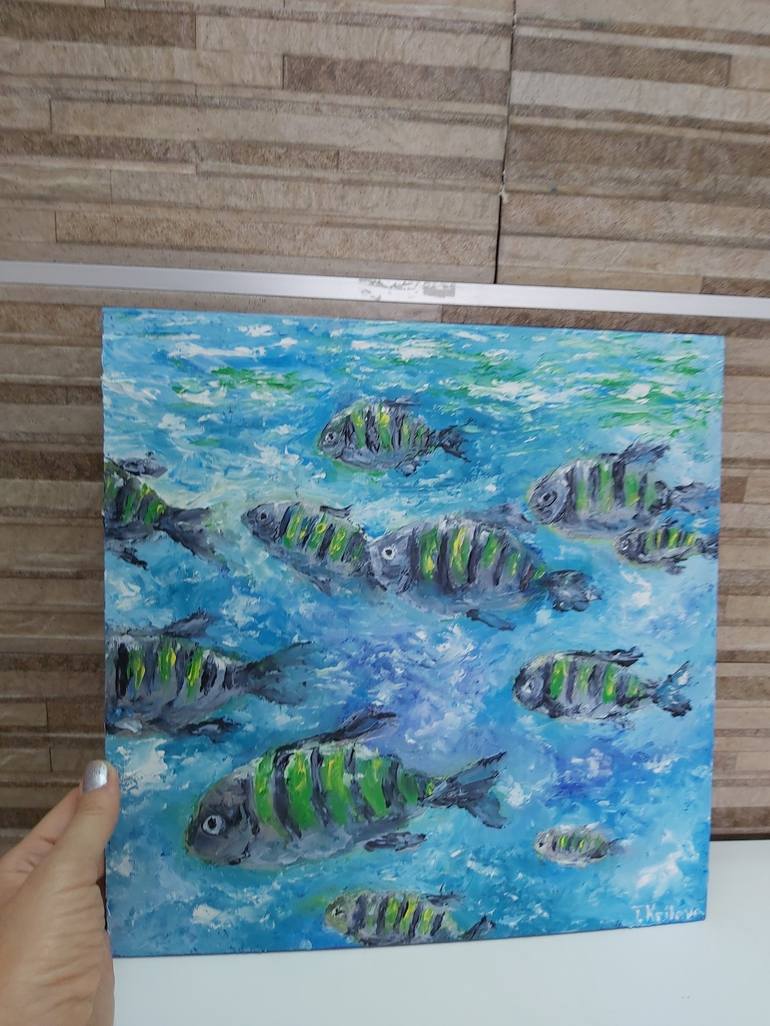 Original Fish Painting by Tatiana Krilova