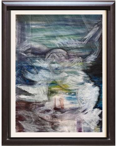 Original Surrealism Seascape Painting by Ayse Oren