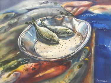 Print of Food & Drink Paintings by Galina Lenskaya