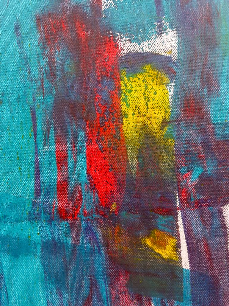 Original Abstract Expressionism Abstract Painting by Peter Prins