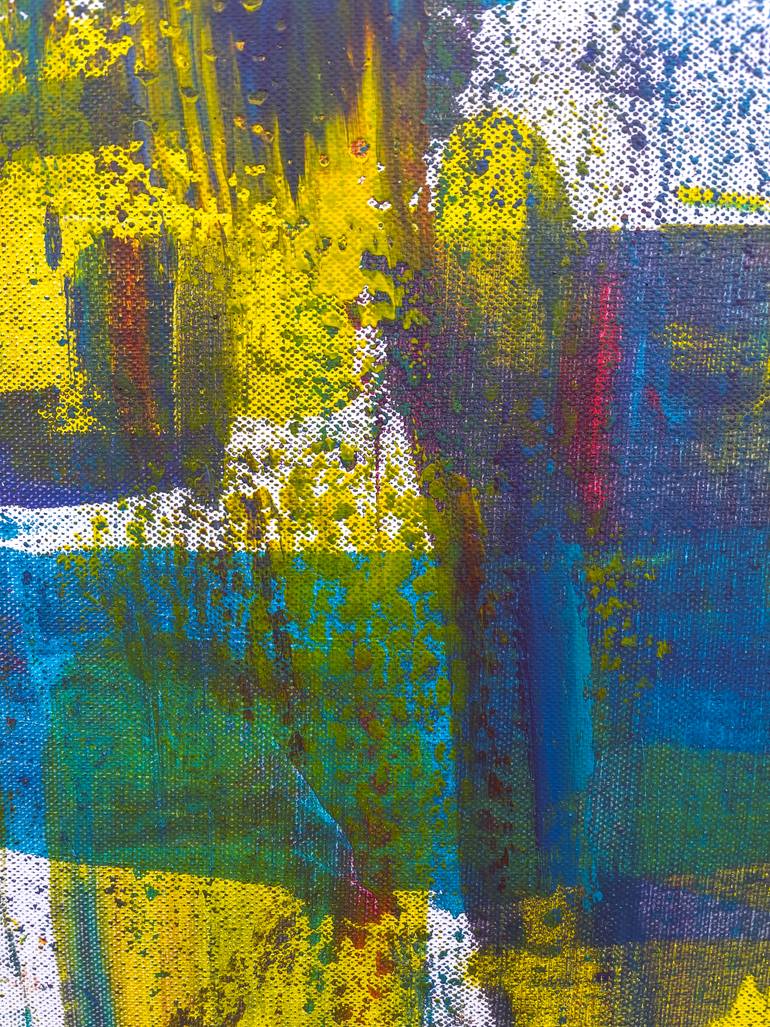 Original Abstract Expressionism Abstract Painting by Peter Prins