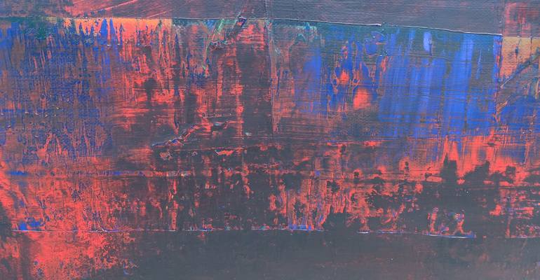 Original Abstract Painting by P P