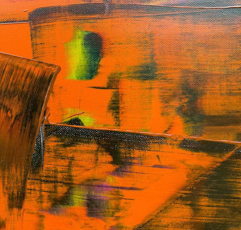Original Abstract Expressionism Abstract Painting by P P