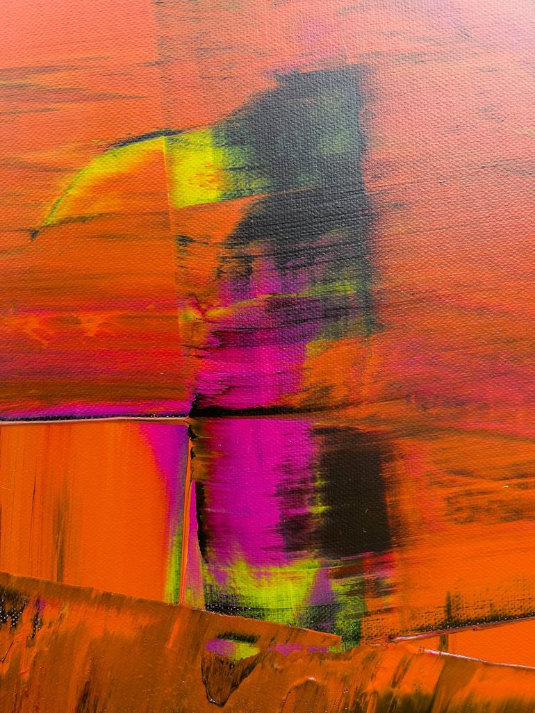 Original Abstract Expressionism Abstract Painting by P P